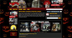 Desktop Screenshot of orlandohauntedhouses.com